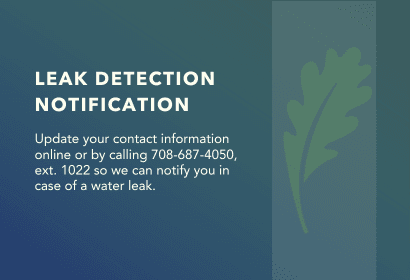 Leak detection notification