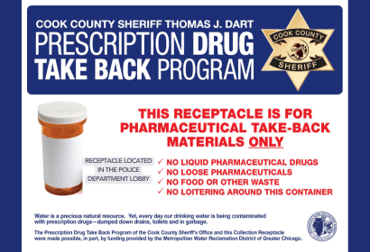 Prescription Drug Take Back Receptacle 
