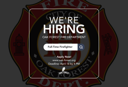 We're Hiring: Full-Time Firefighter