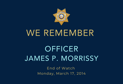 We Remember Officer Morrissy 