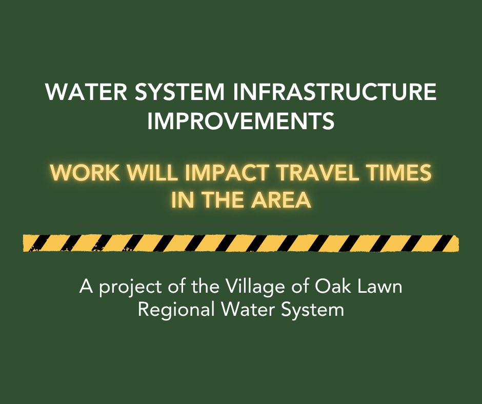 Water infrastructure improvements to impact travel times