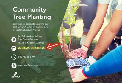 Community Tree Planting NEW DATE news flash