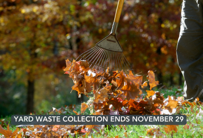 yard waste collection ends