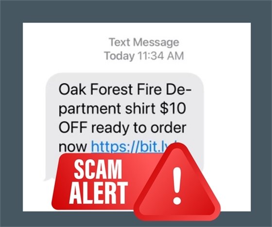 Text message scam alert
