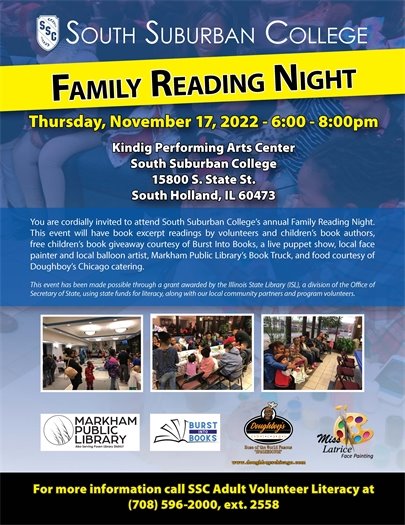 Family Reading Night at South Suburban College