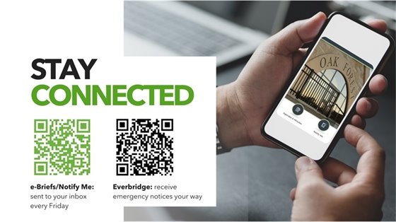 Stay Connected with the City of Oak Forest