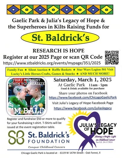 Julia's Legacy of Hope St. Baldricks
